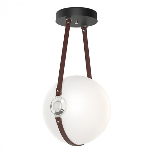 Hubbardton Forge Derby Large Semi Flush Model: 121049-LED-10-24-LC-HF-GG0680