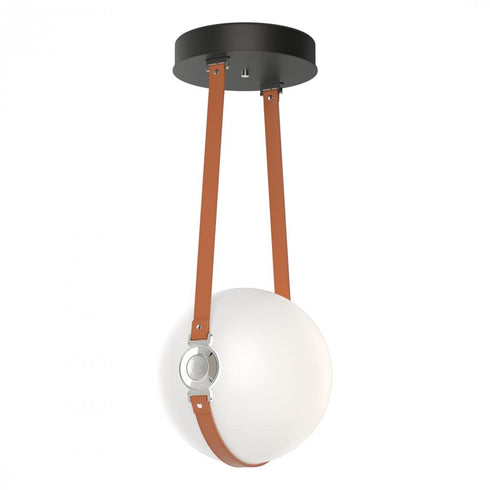 Hubbardton Forge Derby Small Semi Flush Model: 121047-LED-10-24-LC-NL-GG0670