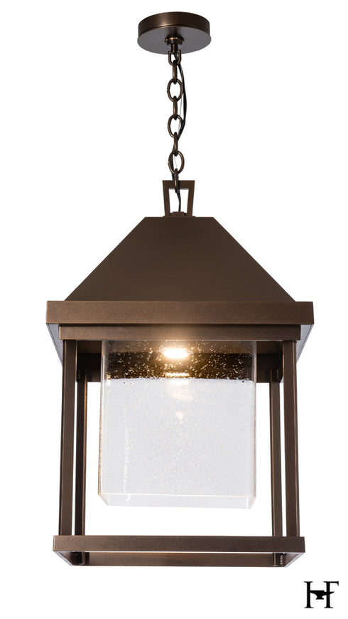 Hubbardton Forge Dorset Dark Sky Friendly Outdoor Lantern in Coastal Bronze Finish Model: 365203-SKT-75-II0833