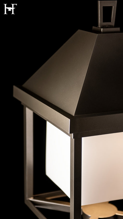 Hubbardton Forge Dorset Dark Sky Friendly Post Light in Coastal Dark Smoke Finish Model: 345203-SKT-77-GG0833