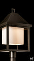 Hubbardton Forge Dorset Dark Sky Friendly Post Light in Coastal Dark Smoke Finish Model: 345203-SKT-77-GG0833