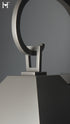 Hubbardton Forge Dorset Medium Dark Sky Friendly Outdoor Sconce in Coastal Burnished Steel Finish Model: 305202-SKT-78-GG0832