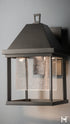 Hubbardton Forge Dorset Small Dark Sky Friendly Outdoor Sconce in Coastal Oil Rubbed Bronze Finish Model: 305201-SKT-14-II0831