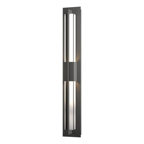 Hubbardton Forge Double Axis Large LED Outdoor Sconce in Coastal Oil Rubbed Bronze Finish Model: 306425-LED-14-ZM0333