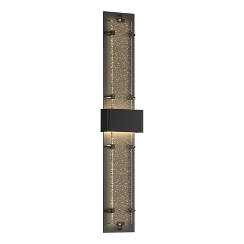 Hubbardton Forge Double Large Ursa LED Outdoor Sconce in Coastal Oil Rubbed Bronze Finish Model: 302507-LED-14-II0397