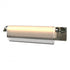 Hubbardton Forge Draped Glass LED Bath Bar in Black Finish Model: 202225-LED-10-ZS0740