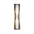 Hubbardton Forge Dune Large Sconce in Bronze Finish Model: 204795-SKT-05-GG0347