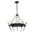 Hubbardton Forge Echo 10 Light Circular Chandelier Model: 101525-SKT-14-YC0369
