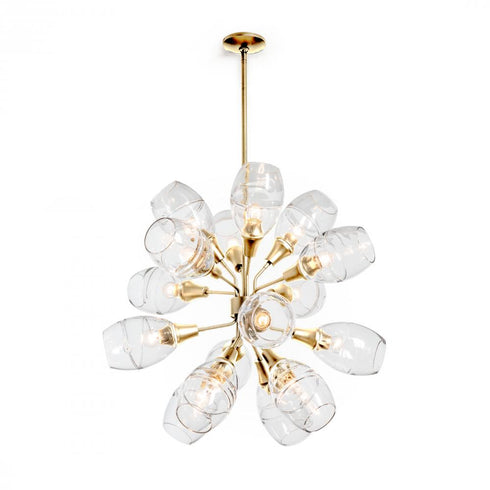 Hubbardton Forge Ensemble 16 Light Orb Pendant Model: 134516-SKT-MULT-05-ZM0621