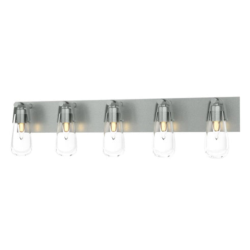 Hubbardton Forge Eos 5 Light Bath Sconce in Black Finish Model: 201333-SKT-10-ZM0718