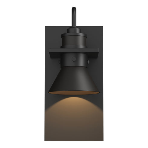Hubbardton Forge Erlenmeyer Dark Sky Friendly Outdoor Sconce in Coastal Oil Rubbed Bronze Finish Model: 307716-SKT-14-14