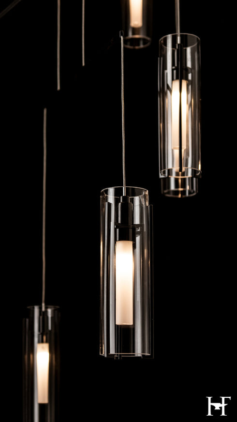 Hubbardton Forge Exos 10 Light Mobile Pendant ink Finish Model: 131154-SKT-STND-89-ZM0065