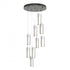 Hubbardton Forge Exos 9 Light Round Pendant Model: 131104-SKT-STND-14-GG0065