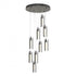 Hubbardton Forge Exos 9 Light Round Pendant Model: 131104-SKT-STND-14-GG0065