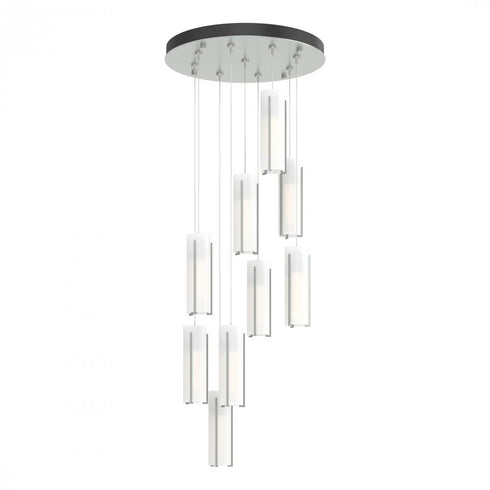 Hubbardton Forge Exos 9 Light Round Pendant Model: 131104-SKT-STND-14-GG0065
