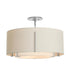 Hubbardton Forge Exos Double Shade Semi Flush Model: 126503-SKT-82-SA1590-SA2290