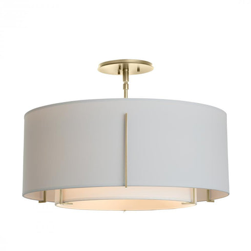 Hubbardton Forge Exos Double Shade Semi Flush Model: 126503-SKT-86-SF1590-SA2290