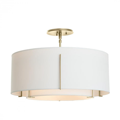 Hubbardton Forge Exos Double Shade Semi Flush Model: 126503-SKT-86-SF1590-SA2290