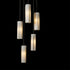 Hubbardton Forge Exos Glass 5 Light Pendant Model: 131124-SKT-LONG-20-ZM0065