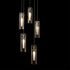 Hubbardton Forge Exos Glass 5 Light Pendant Model: 131124-SKT-STND-85-GG0065
