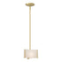 Hubbardton Forge Exos Glass Exos Delta Mini Pendant in Bronze Finish Model: 188100-SKT-MULT-05-AA0156