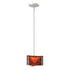 Hubbardton Forge Exos Glass Exos Delta Mini Pendant in Bronze Finish Model: 188100-SKT-MULT-05-AA0156