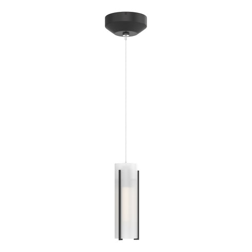 Hubbardton Forge Exos Glass Low Voltage Mini Pendant in Bronze Finish Model: 161180-SKT-STND-05-GG0065