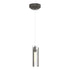 Hubbardton Forge Exos Glass Low Voltage Mini Pendant in Bronze Finish Model: 161180-SKT-STND-05-GG0065
