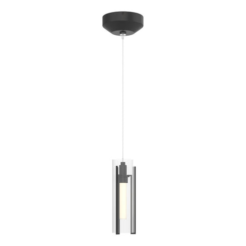 Hubbardton Forge Exos Glass Low Voltage Mini Pendant in Bronze Finish Model: 161180-SKT-STND-05-GG0065