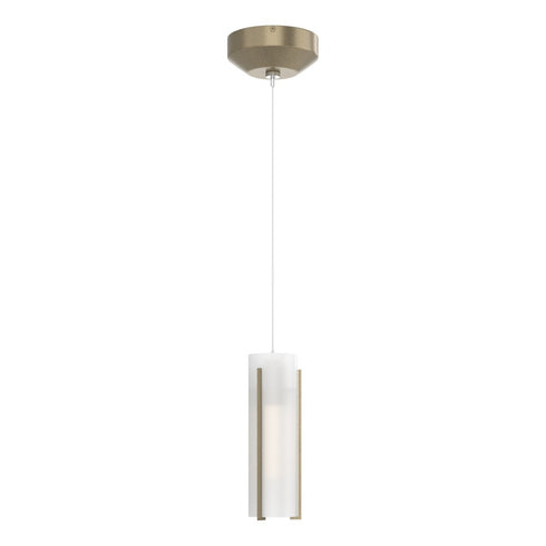 Hubbardton Forge Exos Glass Low Voltage Mini Pendant in Bronze Finish Model: 161180-SKT-STND-05-GG0065