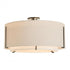 Hubbardton Forge Exos Large Double Shade Semi Flush Model: 126505-SKT-14-SF2290-SF2899
