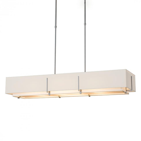 Hubbardton Forge Exos Rectangular Pendant Model: 139640-SKT-LONG-85-SF4207-SE4602