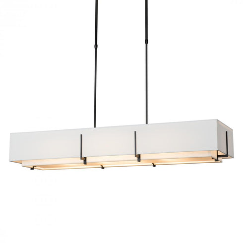 Hubbardton Forge Exos Rectangular Pendant Model: 139640-SKT-SHRT-10-SF4207-SE4602