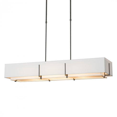 Hubbardton Forge Exos Rectangular Pendant Model: 139640-SKT-SHRT-20-SF4207-SE4602