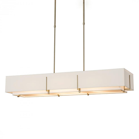 Hubbardton Forge Exos Rectangular Pendant Model: 139640-SKT-SHRT-85-SF4207-SE4602