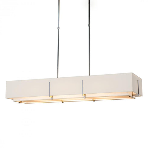 Hubbardton Forge Exos Rectangular Pendant Model: 139640-SKT-SHRT-85-SF4207-SE4602