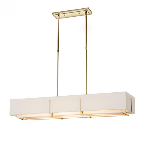 Hubbardton Forge Exos Rectangular Pendant Model: 139640-SKT-STND-85-SF4207-SE4602