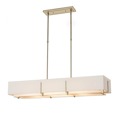 Hubbardton Forge Exos Rectangular Pendant Model: 139640-SKT-STND-85-SF4207-SE4602