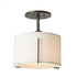 Hubbardton Forge Exos Single Shade Semi Flush Model: 126498-SKT-03-SA1099
