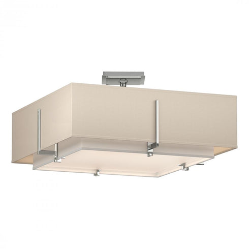 Hubbardton Forge Exos Square Double Shade Semi Flush Model: 126510-SKT-85-SF1605-SA2012
