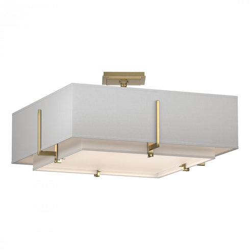 Hubbardton Forge Exos Square Double Shade Semi Flush Model: 126510-SKT-86-SF1605-SA2012