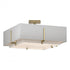 Hubbardton Forge Exos Square Double Shade Semi Flush Model: 126510-SKT-86-SF1605-SA2012