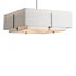 Hubbardton Forge Exos Square Large Double Shade Pendant Model: 139635-SKT-MULT-86-SF2012-SA2401