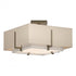 Hubbardton Forge Exos Square Small Double Shade Semi Flush Model: 126507-SKT-84-SA1205-SA1605