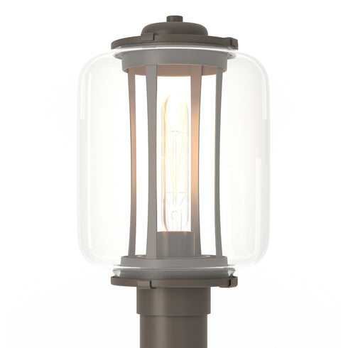 Hubbardton Forge Fairwinds Outdoor Post Light in Coastal Oil Rubbed Bronze Finish Model: 342553-SKT-14-ZM0724