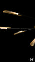 Hubbardton Forge Flight 10 Light Pendant in Black Finish Model: 131412-SKT-LONG-10-86-WC0822