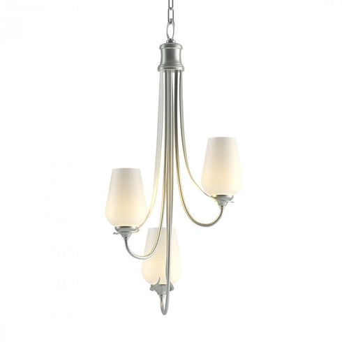Hubbardton Forge Flora 3 Arm Chandelier Model: 103033-SKT-82-GG0303