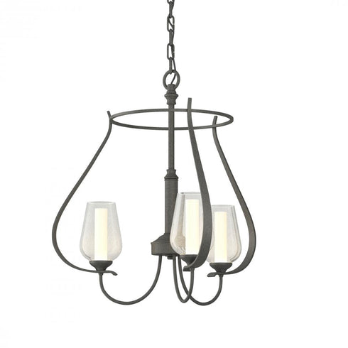 Hubbardton Forge Flora 3 Arm Chandelier Model: 103047-SKT-82-GG0303