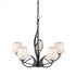 Hubbardton Forge Flora 5 Arm Chandelier Model: 103040-SKT-14-GG0236
