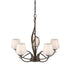 Hubbardton Forge Flora 5 Arm Chandelier Model: 103040-SKT-82-GG0236